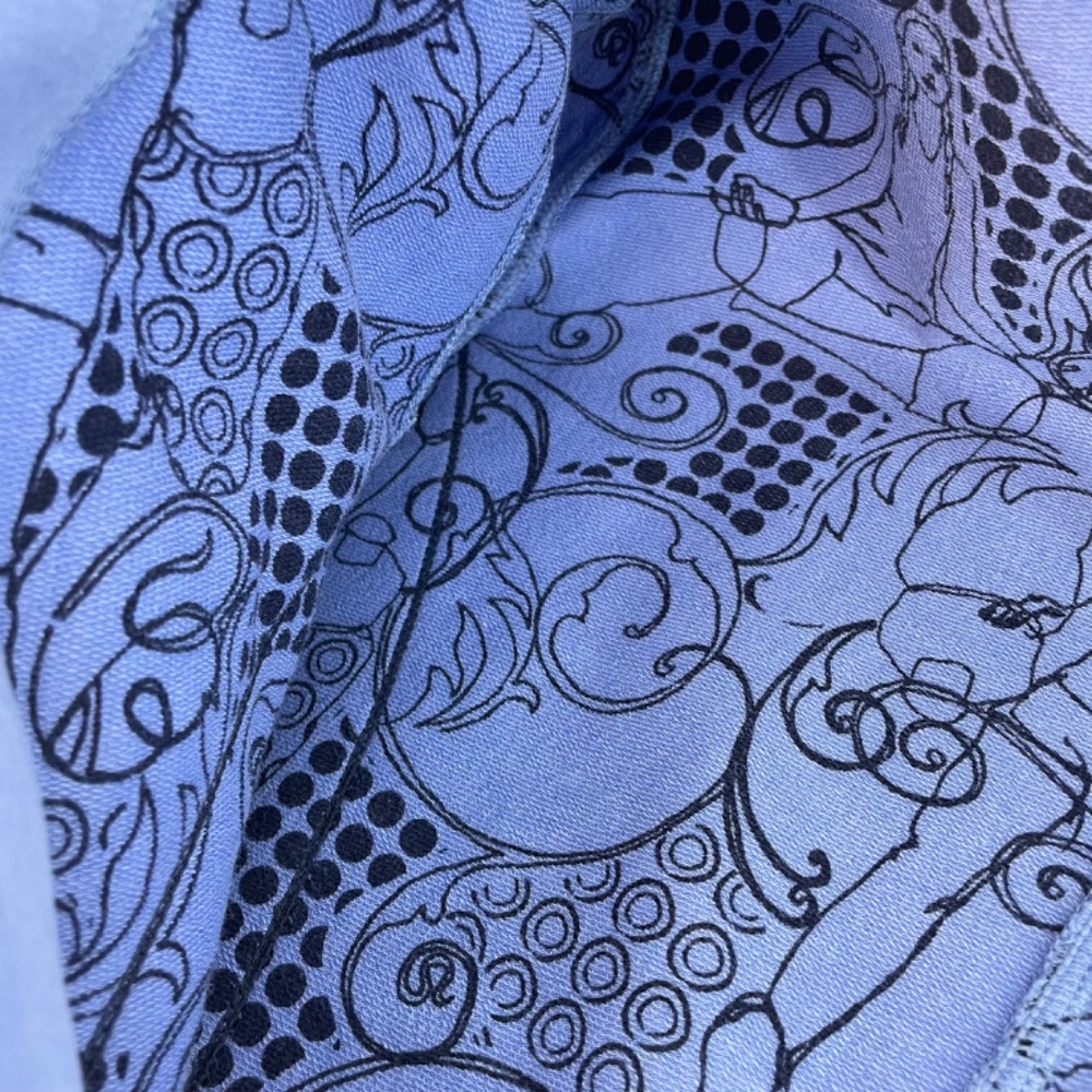 Lululemon Zip Sweater Blue Snap Women 8 VINTAGE - Picture 14 of 16